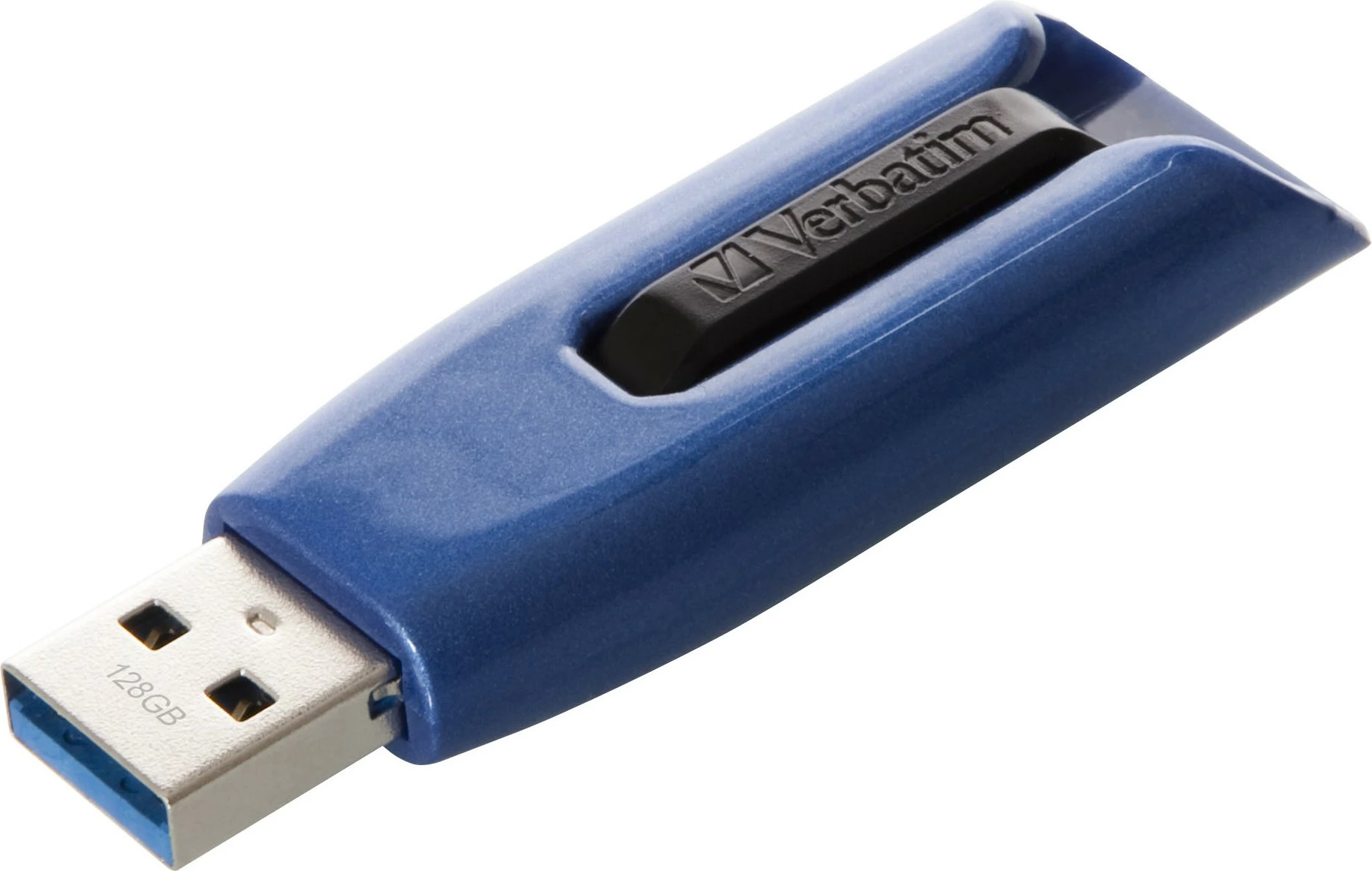 USB pomnilnik Verbatim V3 MAX 128 GB, USB 3.2, slide, modra