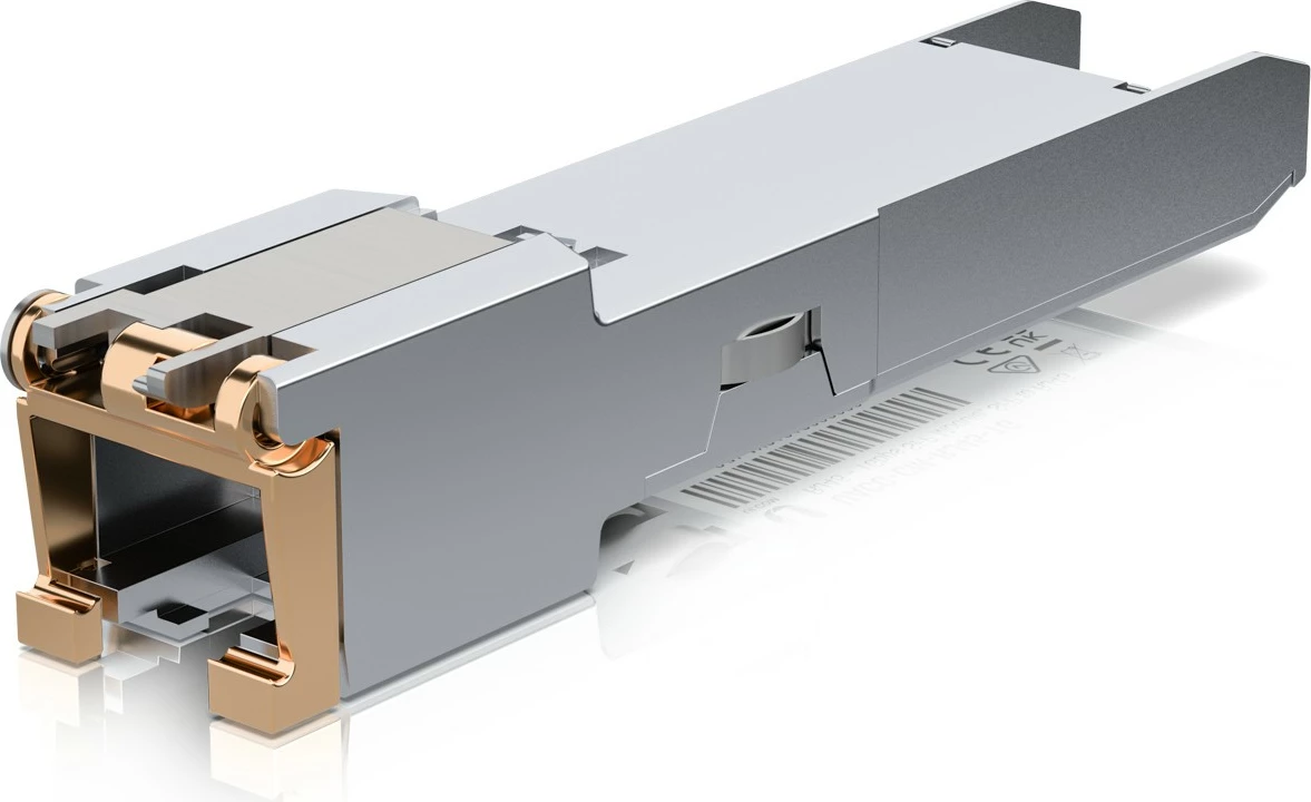 Bakren SFP modul Ubiquiti UACC-CM-RJ45-1G, Gigabit Ethernet, siv