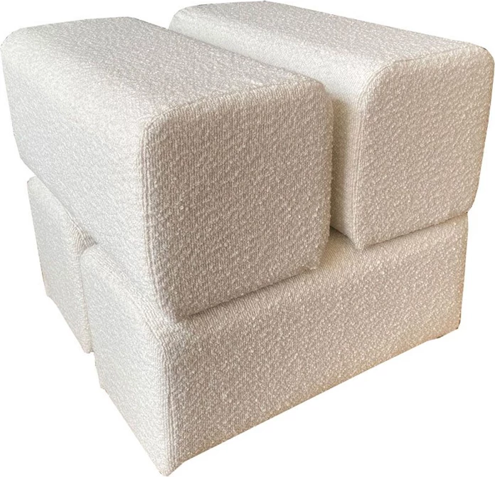 Stolček Cheval, bel, 45x45x42