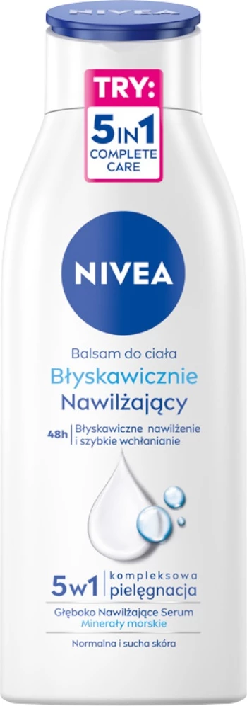 Losion za telo Instantly Moisturizing, Nivea, 400 ml — za ženske
