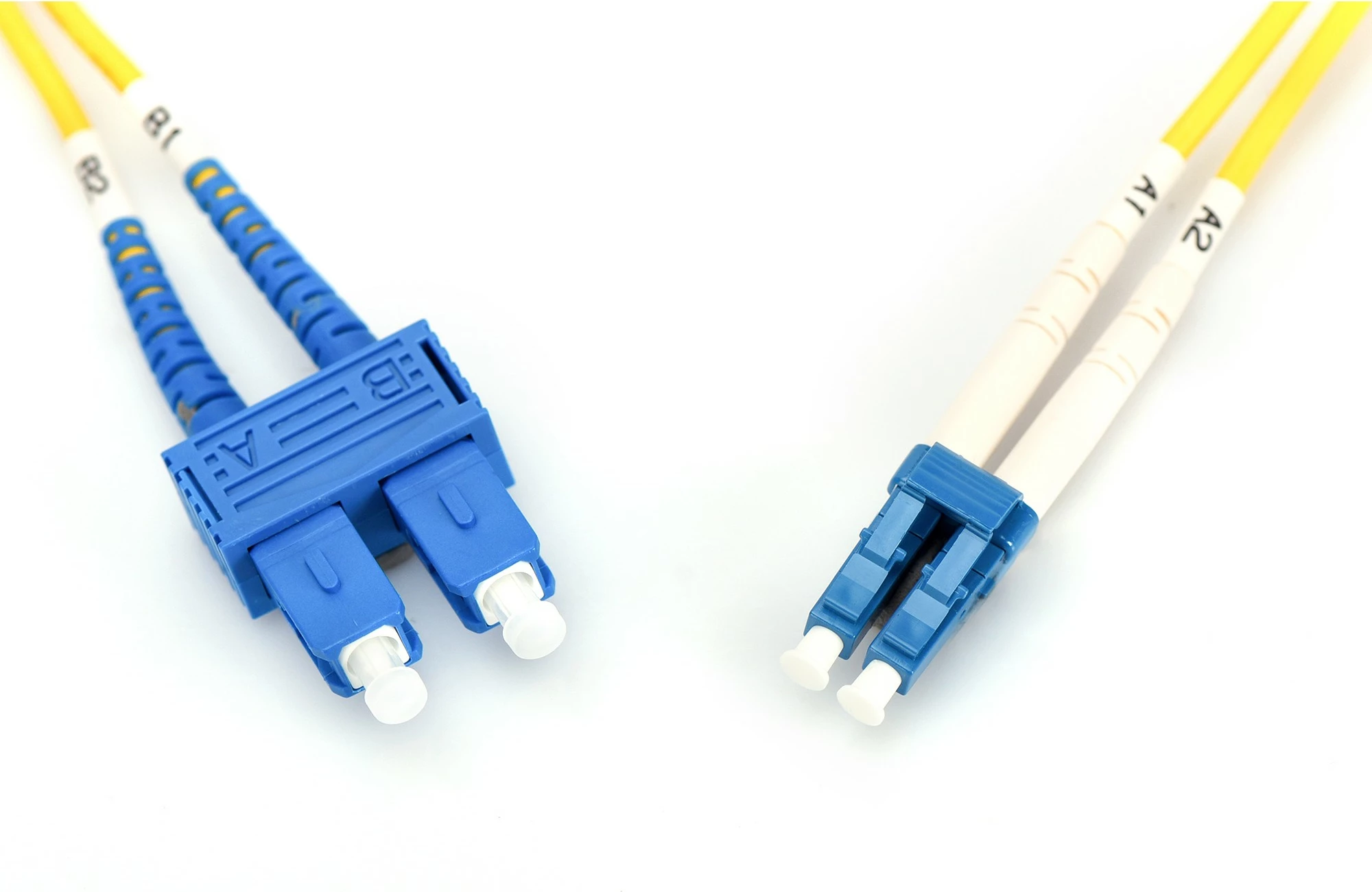 Optični kabel LC/SC OS2, 10 m, rumen - Digitus