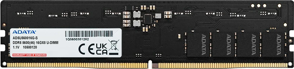 RAM pomnilnik 64GB (2x32GB) DDR5 5600MHz, črn ADATA Premier Tray
