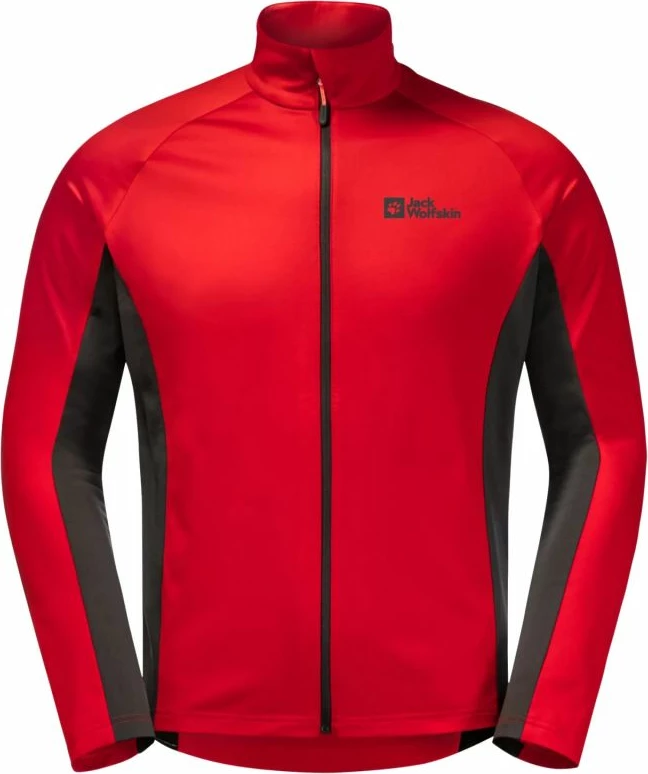 Duks za moške Jack Wolfskin, črno-rdeč