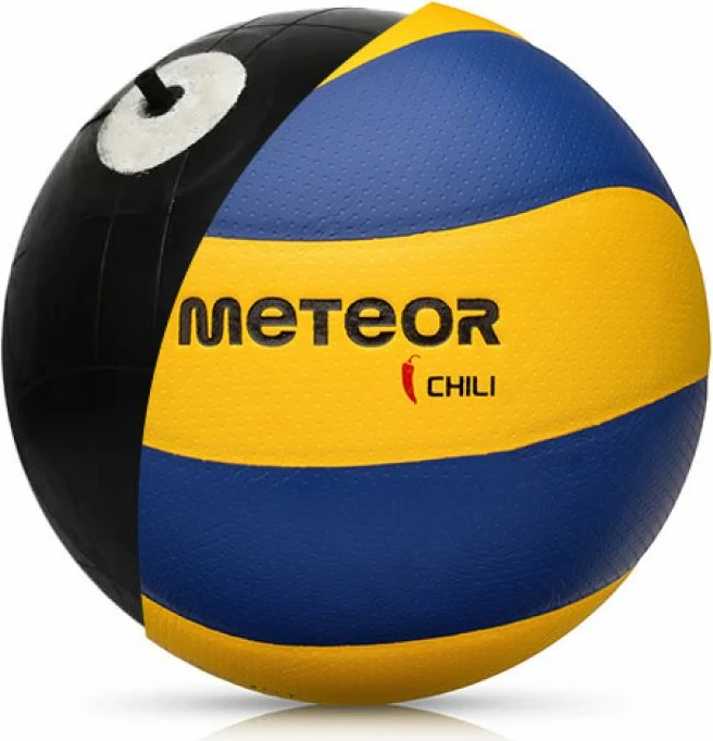 Volejbalna žoga Meteor za moške/ženske, modro-rumena