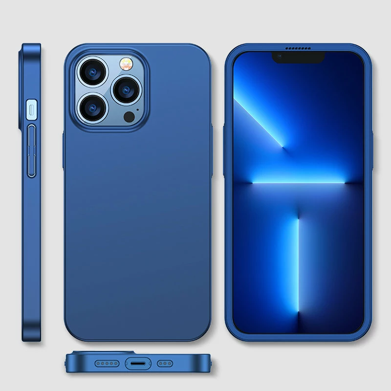 Ovitek za telefon 360°, kaljeno steklo, moder za iPhone 13 Pro Max, Joyroom JR-BP928