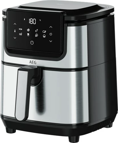 Pečica na vroč zrak 3,5 L AEG AF6-1-4ST, 1500 W, inox, črna