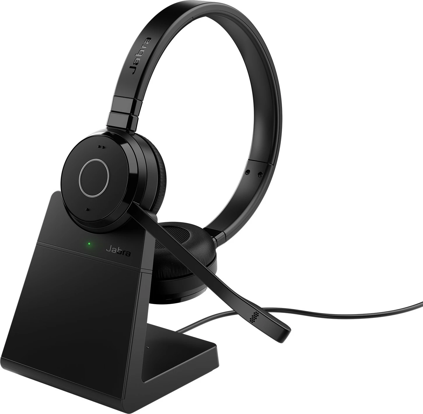 Slušalke za pisarno Jabra Evolve 65 TE, Link390a UC Stereo, žične in brezžične, 20 - 20000 Hz, črne