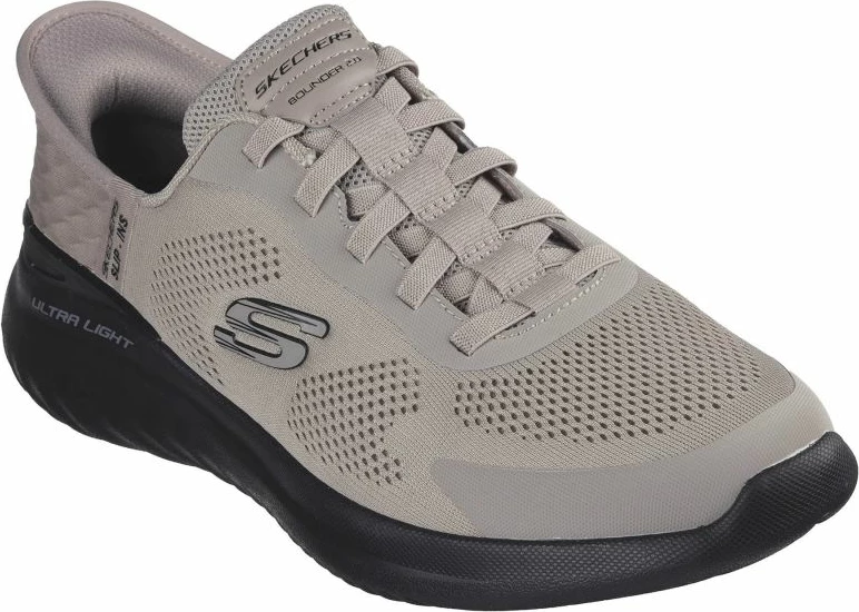 Superge kave z detajli v črni, Skechers Slip-ins Bounder 2.0 Emerged