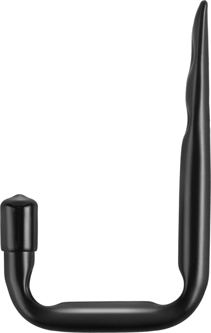 Stenski nosilec iz jekla Maclean MC-489, set 2 kosov, črn, max 22 kg