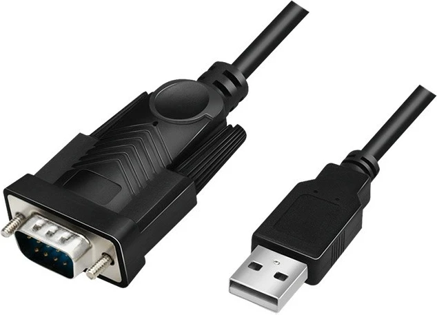 USB na DB9 serijski adapter LogiLink AU0048A, 1,5 m, črn