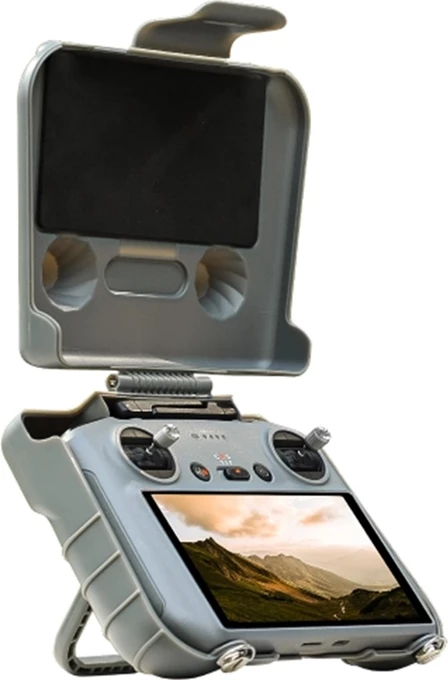 Ovitek za krmilnik DJI RC 1/RC 2 Sunnylife ZN985, s zaščito za lečo, plastika, siva