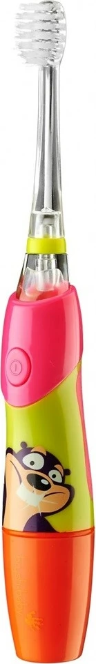 Električna zobna ščetka za otroke Brush-Baby KidzSonic Beaver, 1 kos