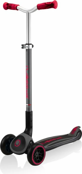 Otroški skuter Globber MASTER PRIME, črno-rdeč
