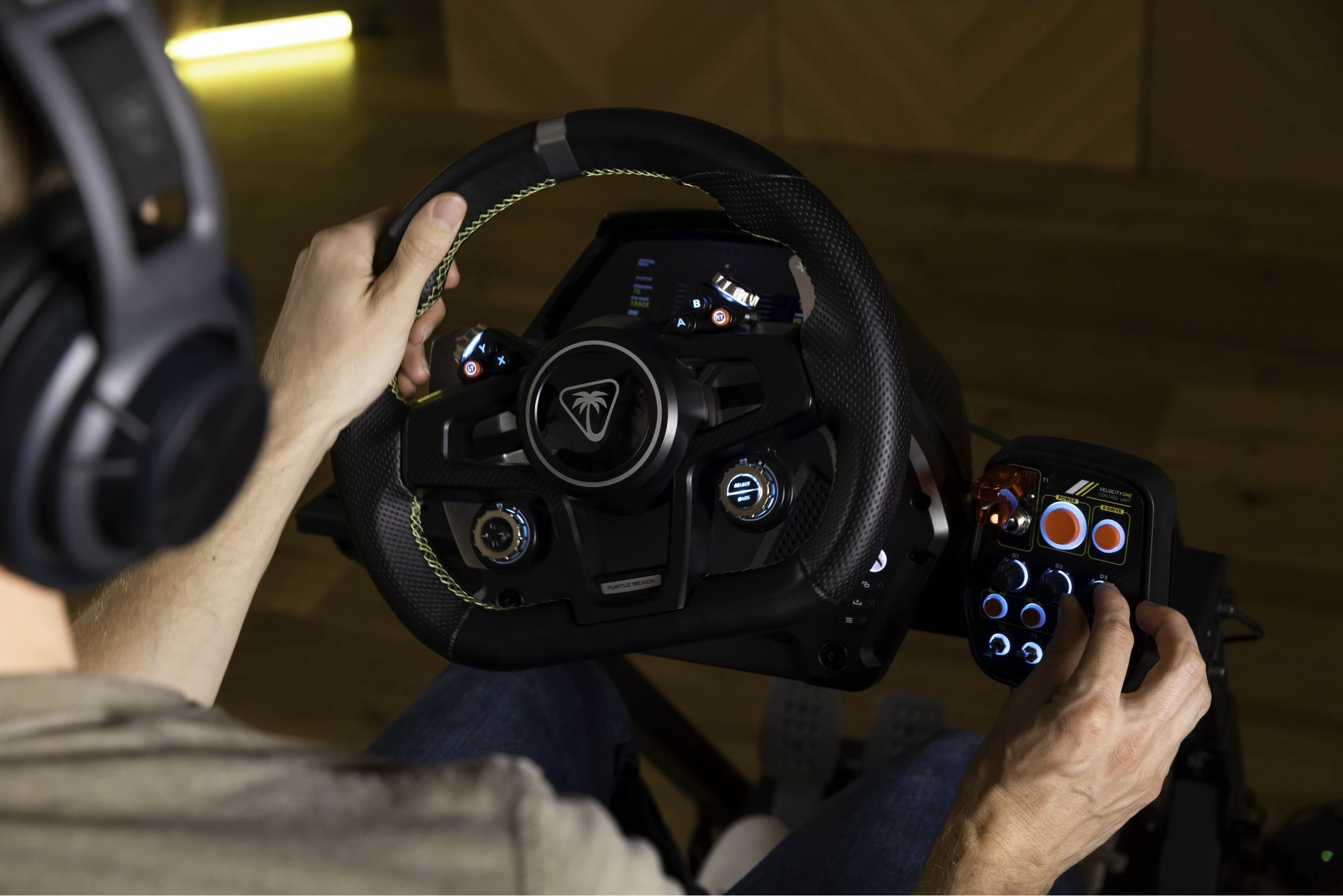 Volan in pedala Turtle Beach VelocityOne, PC, Xbox One, Xbox Series S/X, črn