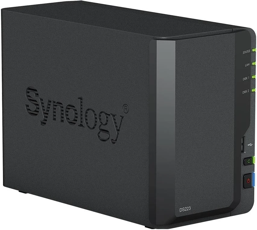 NAS naprava Synology DS223, 1 GB RAM, 1700 MHz