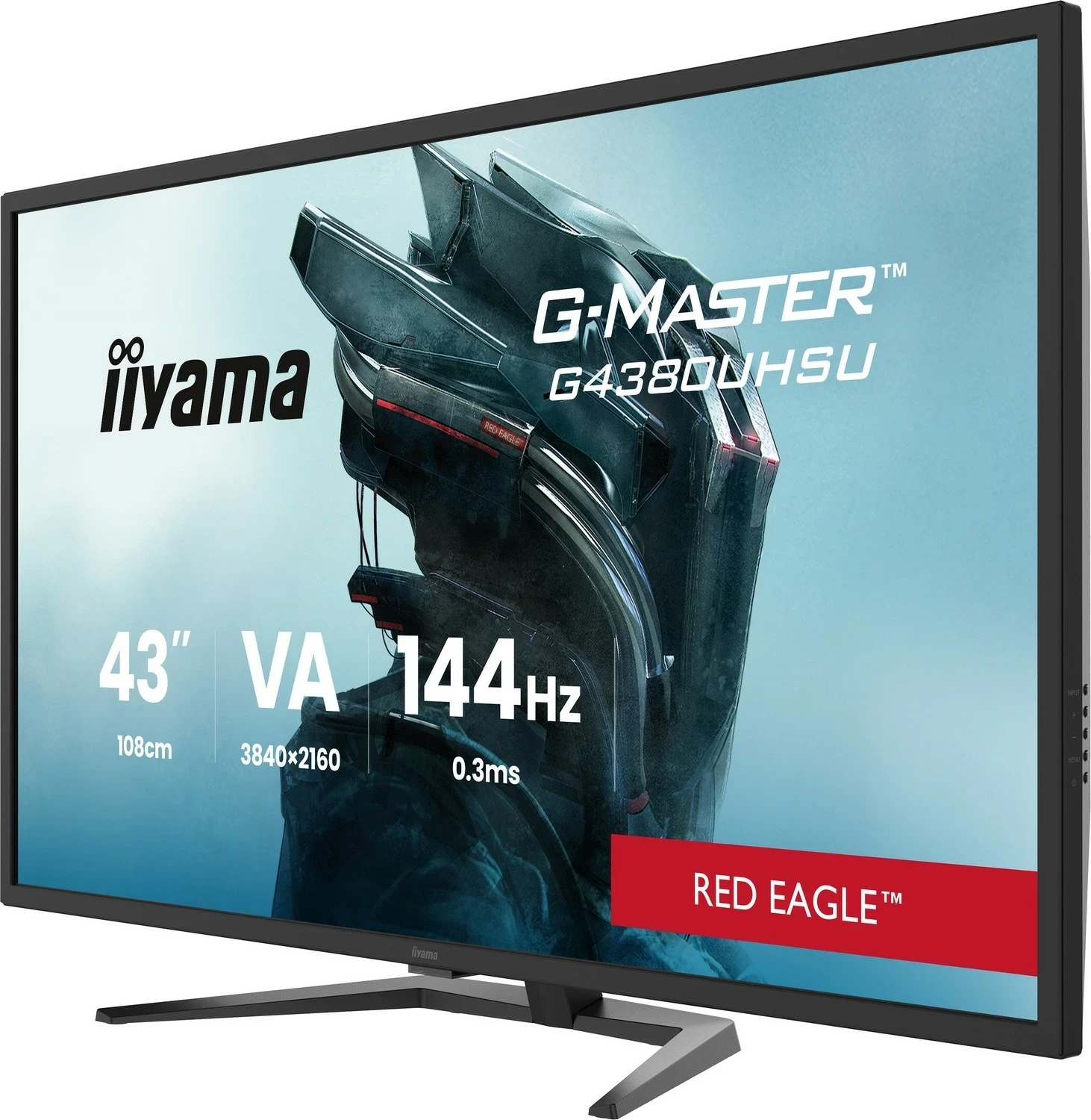 Monitor 42,5", 4K, 144 Hz, VA, črn, iiyama G-Master G4380UHSU-B2
