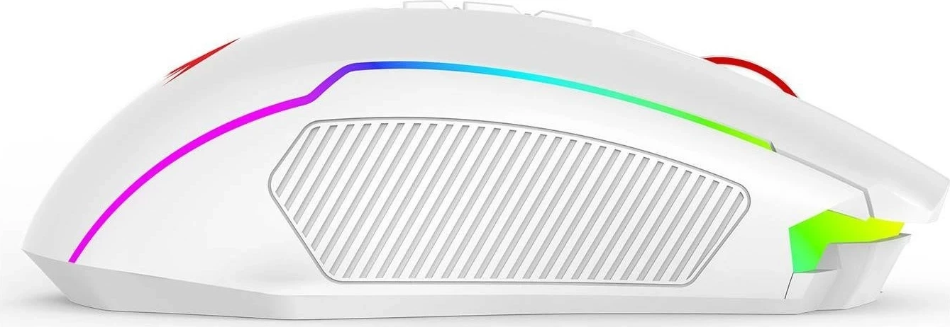 Brezžični miš z RGB Redragon M914W-RGB NIX, 5000 DPI, bela