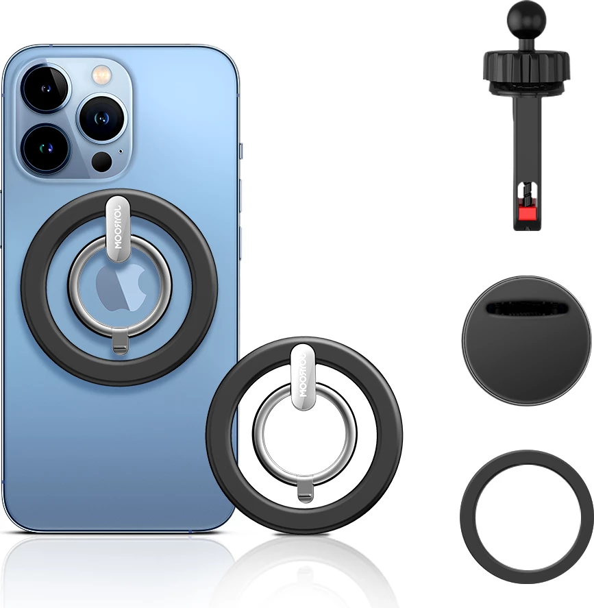 Magnetni nosilec za telefon Joyroom JR-ZS294, za ventilacijo v avtomobilu, črn