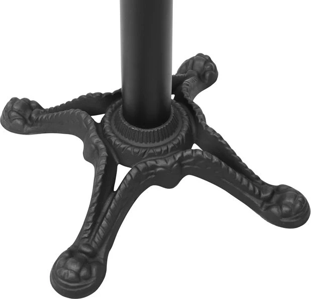 Litoželezna osnova 58χ58χ75cm križana 45x45cm 4 noge Črna FH407