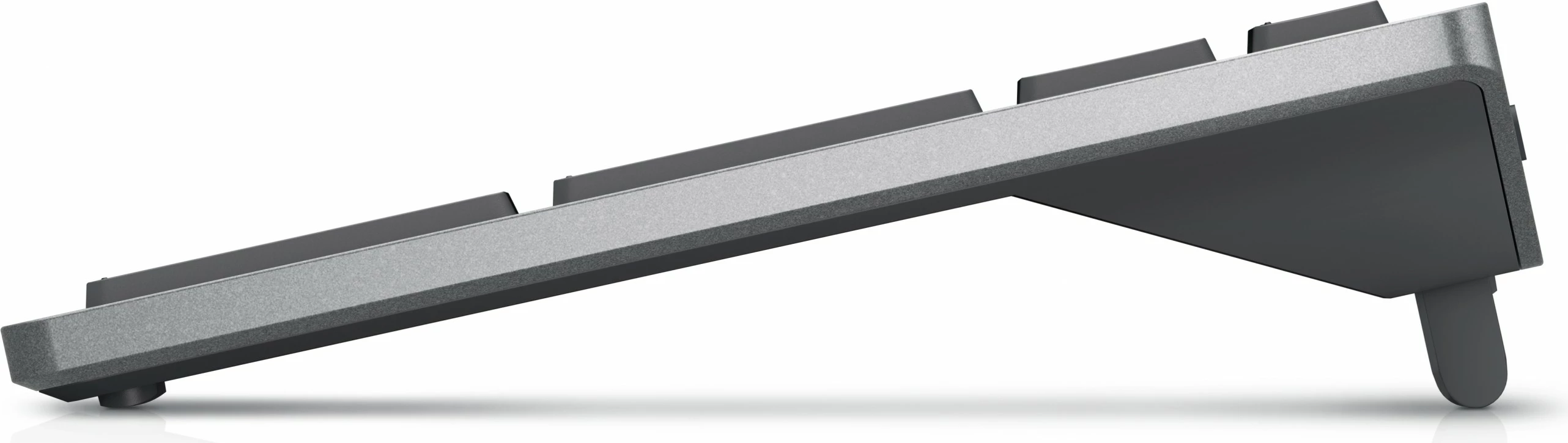 Brezžična tipkovnica, DELL KB740, RF Wireless + Bluetooth, scissor key, QWERTZ, siva, črna