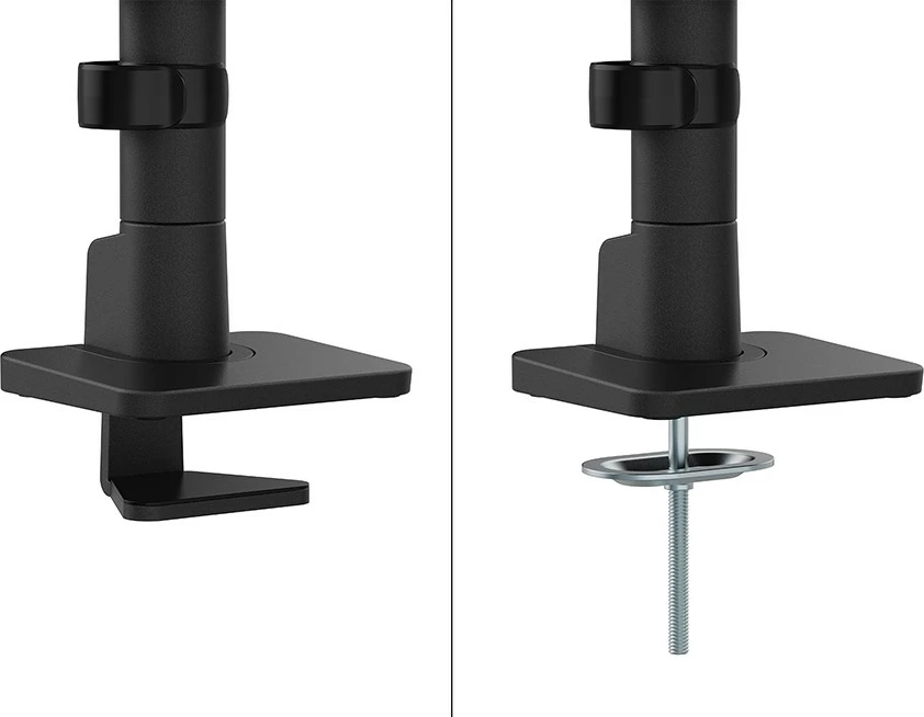 Dvojni nosilec za monitor, Neomounts DS65S-950BL2, objemka/čušica, 11 kg, 61 cm (24"), 86,4 cm (34"), 100 x 100 mm, črn