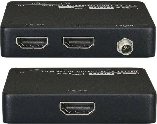 AV oddajnik in sprejemnik LevelOne HVE-9006, 1920 x 1080, 50 m, z Ethernet kablom, črn