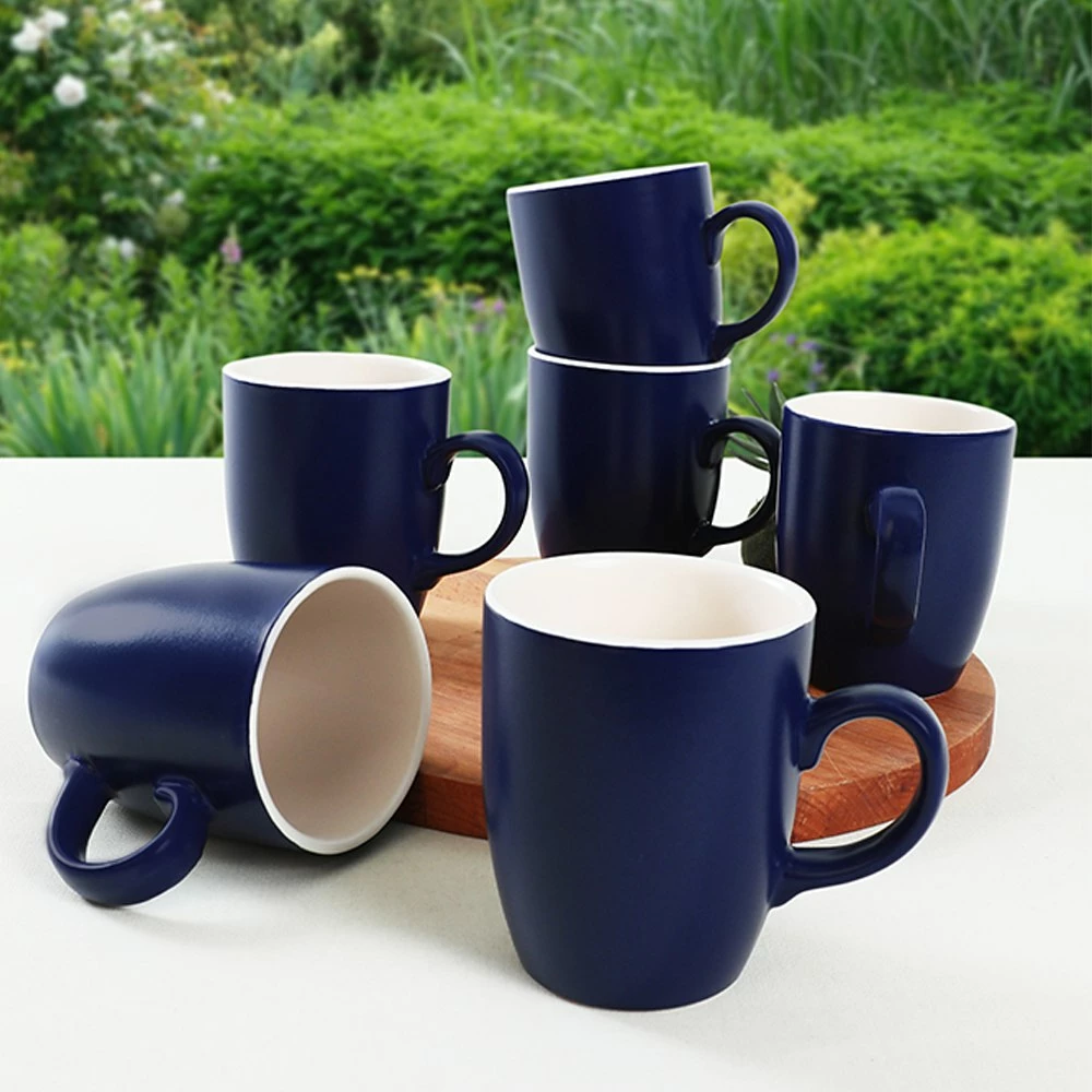 Set skodelic (6 kos), Hermia Concept, temno modra/bela, ST101206F992A0000000AET900