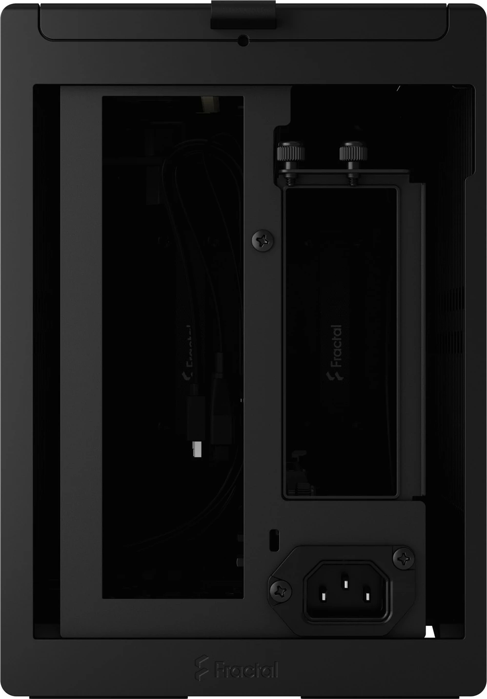 Računalniško ohišje Terra, Fractal Design, Mini-ITX, aluminij, oreh, grafit