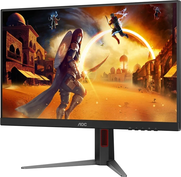 Gaming monitor 27", Full HD, 200 Hz, LED, črn z rdečimi detajli, AOC 27G4HA