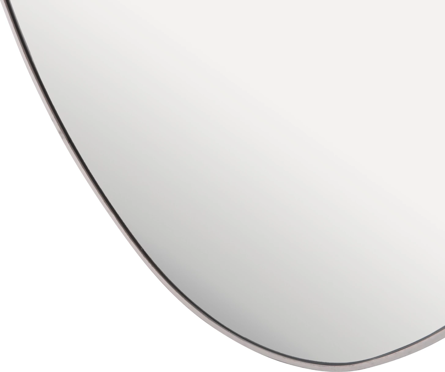 Stensko ogledalo kaplja FH4488.05 MDF okvir v barvi belega marmorja 50x80H cm