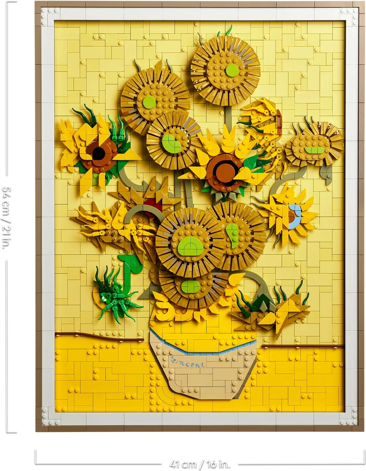 Sestavljanka umetniško delo 31215 Vincent van Gogh Sončnice, večbarvna