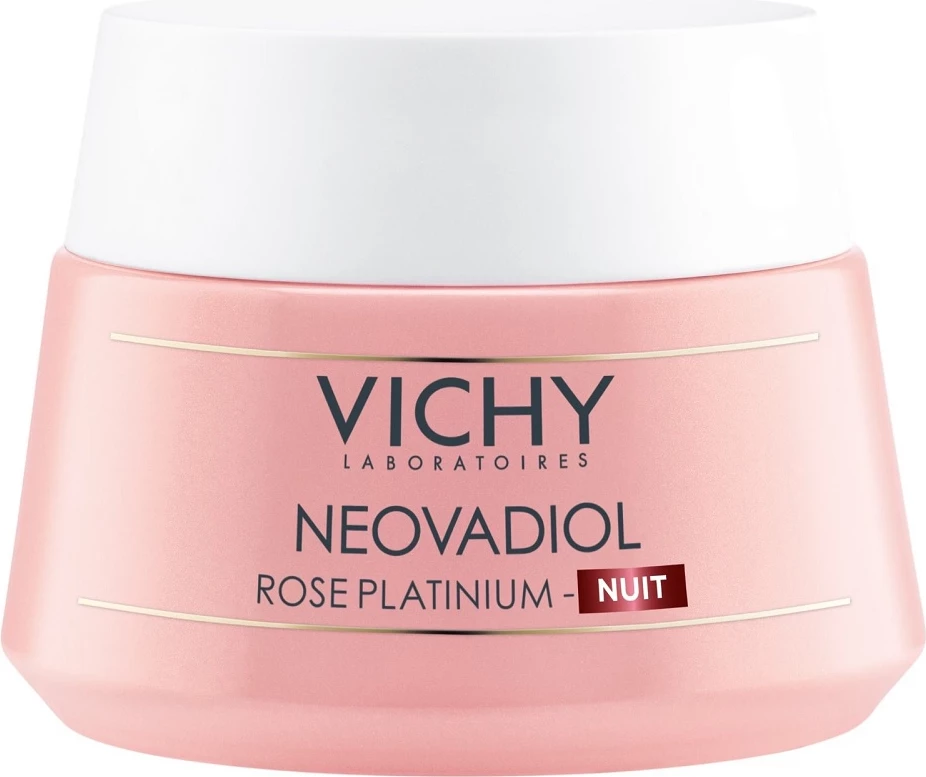 Nočni krem za obraz Vichy Neovadiol Rose Platinum za ženske, 50 ml