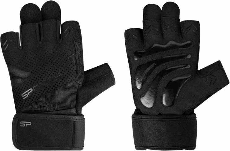 Rokavice za fitnes za ženske Spokey, črne