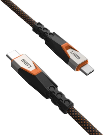 Kabel USB-C SRGE, 75 cm, 240 W/20 Gbps, oranžen (UAG)