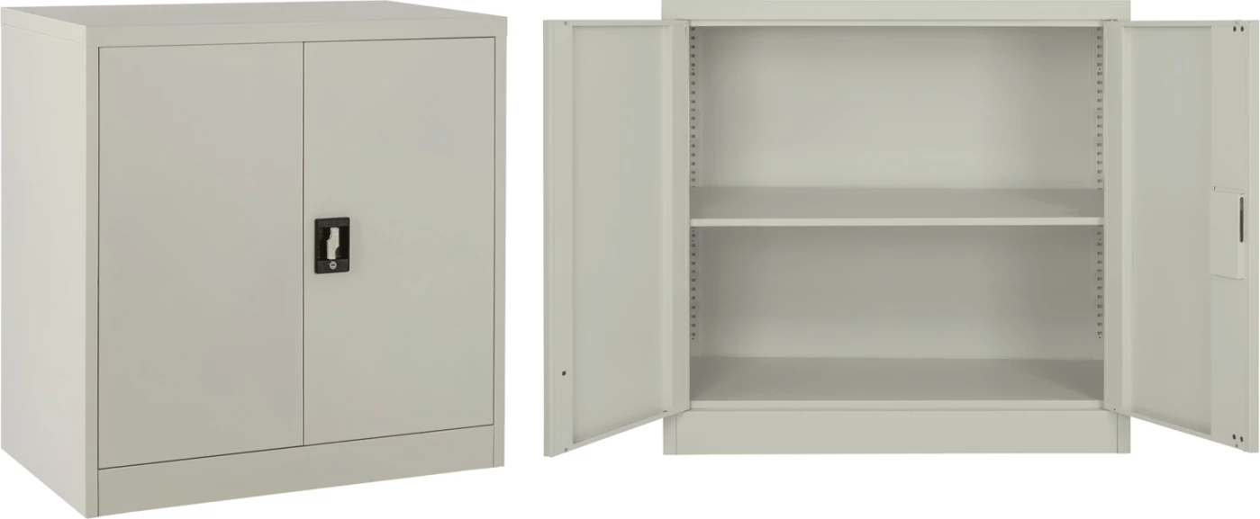 Kovinska omara FH5960.11 s 3 shranjevalnimi prostori svetlo siva 90Χ40Χ90Hcm