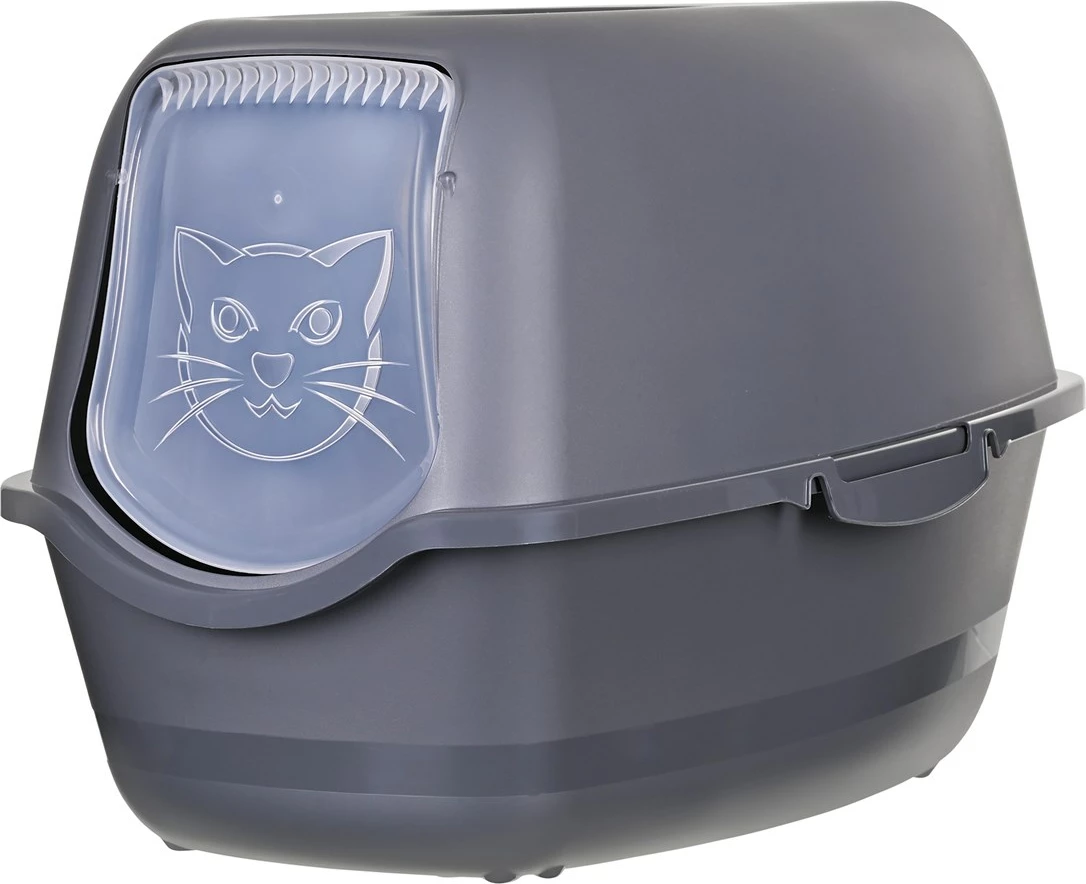 Knjiga za mačji pesek DIAMENTIQ BAYA, plastika, 55,5 x 40 x 38,7 cm, antracit