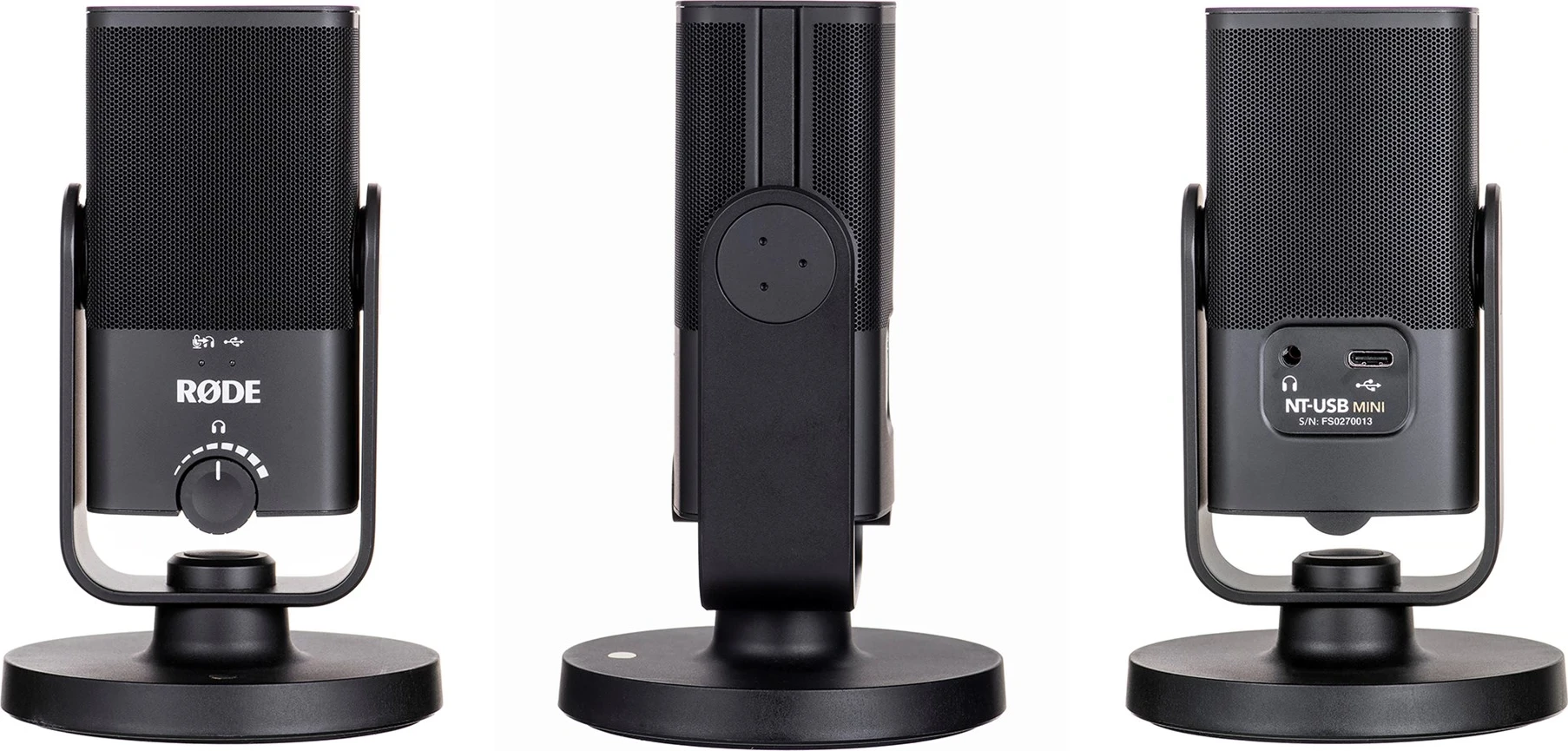 Kondenzatorski mikrofon NT-USB mini, črn Rode