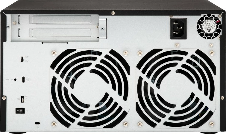 Ohišje QNAP TL-D800C, 8 ležišč, USB-C 3.2 Gen2, črno/sivo