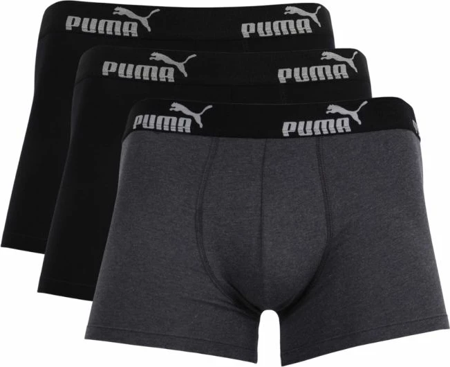 Boksarice za moške Puma, črne/sive