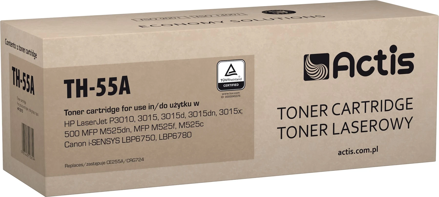 Toner za zamenjavo Actis za tiskalnik HP, standarden; 6000 listov