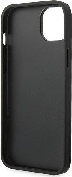 Ovitek za telefon za iPhone 14 Plus 6,7", Monogram Stripe, sivi - Karl Lagerfeld KLHCP14MPGKLSKG