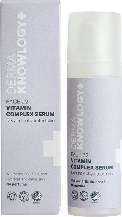 Ultra-vlažilni serum za obraz Face 22 Vitamin Complex DermaKnowlogy, 30 ml