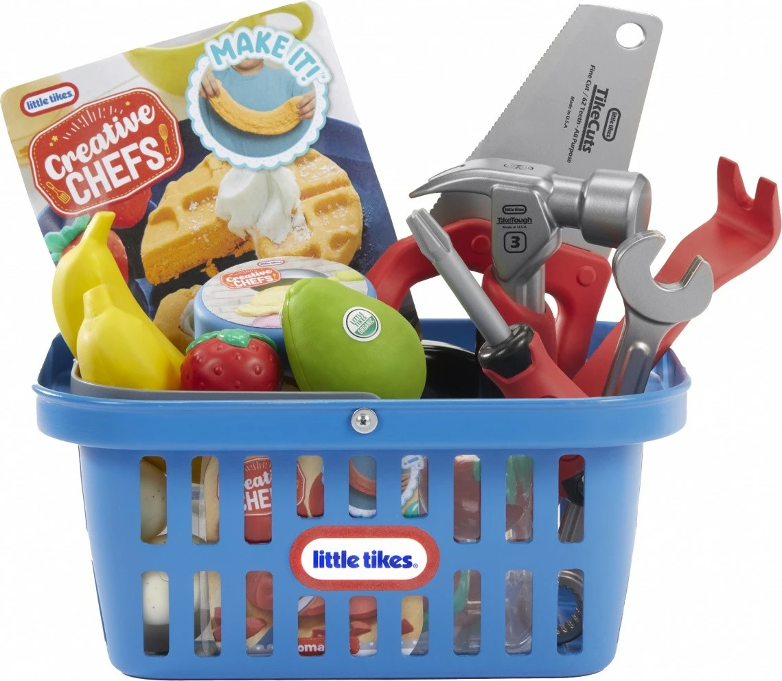 Set za igro nakupovalna košara, Little Tikes Creative Chefs 643781-EUC, plastika, 3+, brez baterij, večbarvna