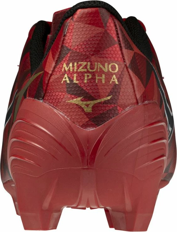 Nogometni čevlji Mizuno Alfa II Select FG, rdeči, unisex