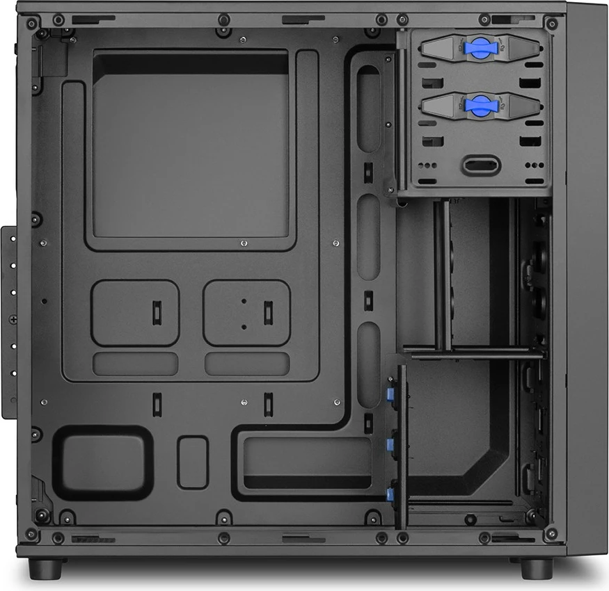 Midi Tower ohišje Sharkoon VS4-V, PC, ATX, micro ATX, Mini-ITX, črna