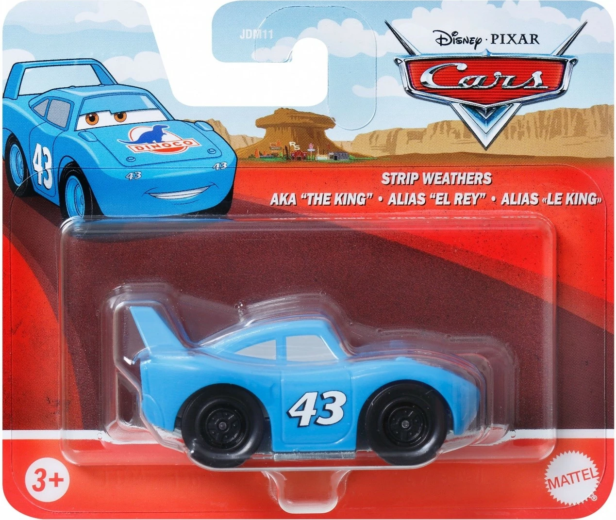 Set kovinskih avtomobilčkov Disney Pixar Cars, Mattel JDM11, 1:55, gibljiva kolesa, display 24 kosov, mešanica