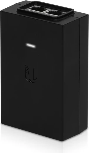 PoE adapter 48 V, 24 W Ubiquiti POE-48-24W, Fast Ethernet, 10/100 Mbit/s, črn