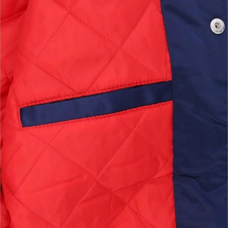 Težka satinasta jakna New Jersey Nets, Mitchell & Ness, moška, temno modra