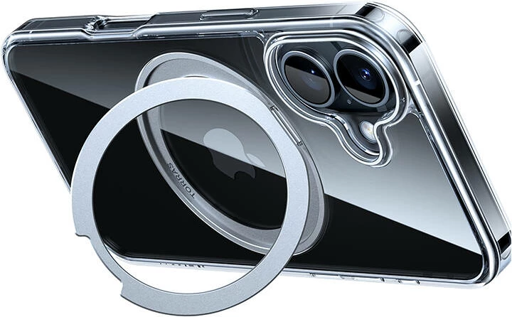 Prozoren ovitek za telefon Torras Ostand Pro za iPhone 16 Plus