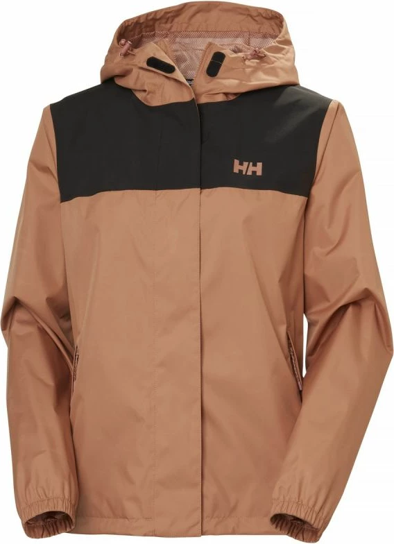 Jakna za ženske Helly Hansen, rjava in oranžna